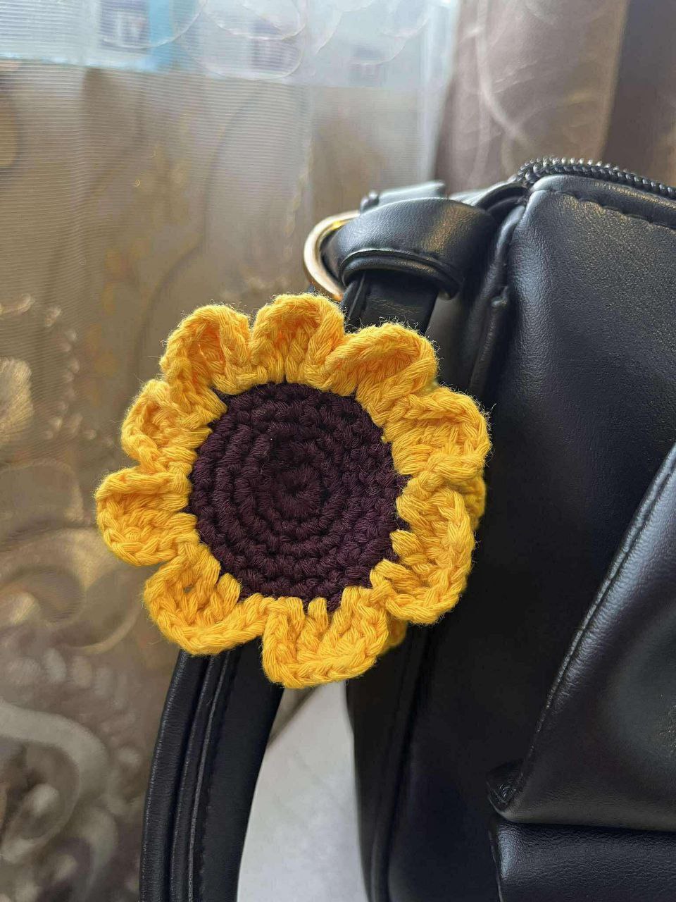 Sunflower hair clips