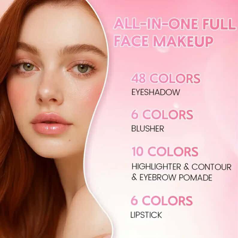 70-Color Multi-Functional Makeup Book