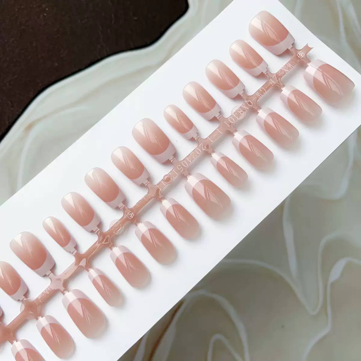 French Style Cats Eye Nails