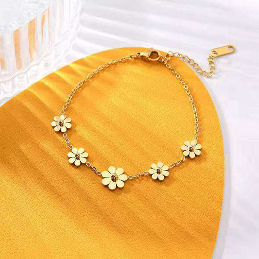 5 Flower Bracelet (Color Guarantee)