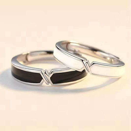 2 Pcs Couples Knot Ring Bands