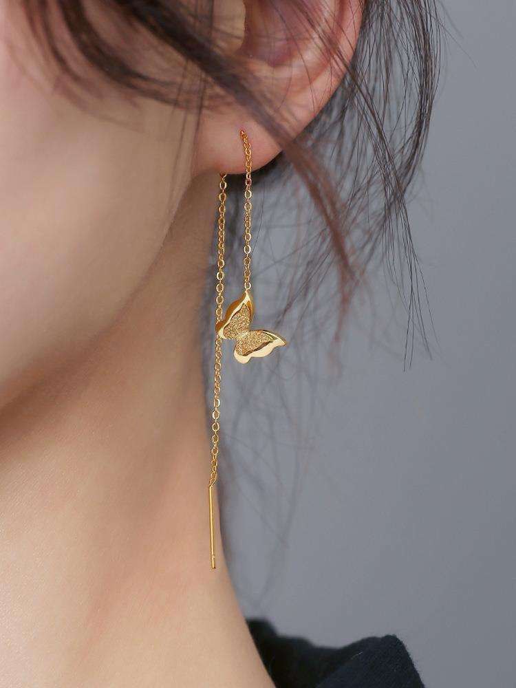 Butterfly Niche Design Ear Ring with long tassels