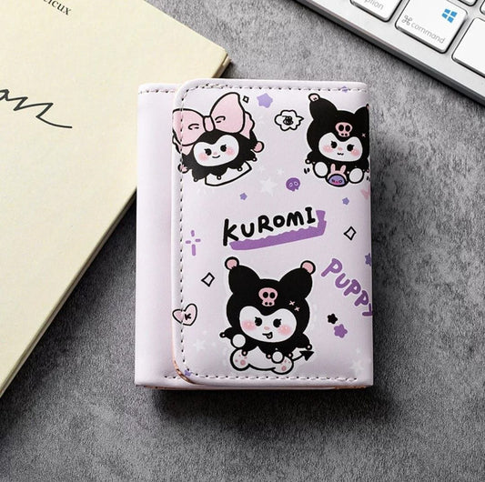 Kuromi Mini PU Leather Wallet