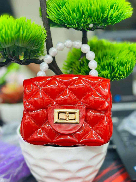 Kids Jelly Purse Bag With Chain
